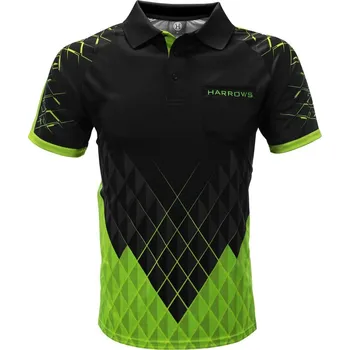Pánské tričko Tričko Harrows Paragon black/green Velikost: S