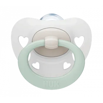dudlíky NUK Dudlík Signature (0-6 m) Barva: Bílá