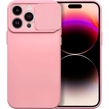 Pouzdro na mobilní telefon Slide TPU CAMSHIELD / pružné pouzdro / kryt / pro Apple iPhone 14 PRO MAX (6,7") / růžové