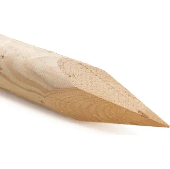 Plotový sloupek Kůl Smrk/borovice, průměr 80 mm, délka 1000 mm, neimpregnovaný