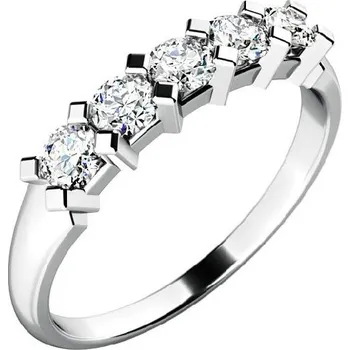Prsten Zásnubní prsten bílé zlato 585/1000 zirkon ZP-10774-B-ZIR velikost 58