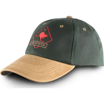 Kšiltovka Australská kšiltovka Scippis Oilskin Cap - zelená-béžová