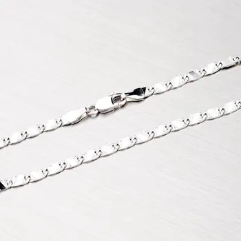 Řetízek Dámský řetízek bílé zlato 585 uchvatný 45-1278 délka 40 cm