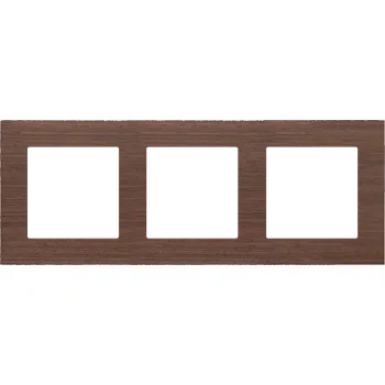 vypínač SIMON TRN3/187 Rámeček 3 násobný, dřevěný bílá