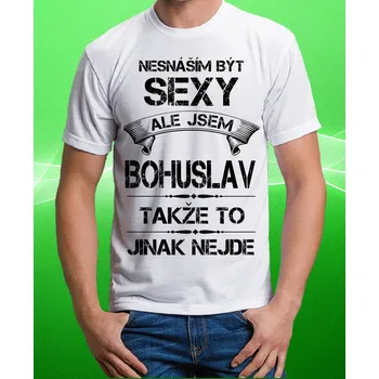 Pánské tričko tričko se jménem BOHUSLAV M