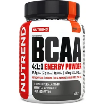 Aminokyselina Nutrend BCAA 4:1:1 Energy Powder 500 g