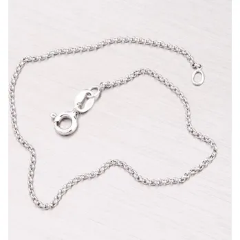 Náramek Náramek stříbro 925 rhodiováním ROLO-BOMB-020 délka 19 cm