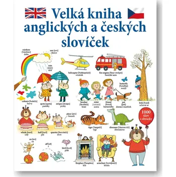 Leporelo Velká kniha anglických a českých slovíček - Mairi Mackinnon [EN,CS] (2022, leporelo)