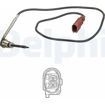 Čidlo automobilu Čidlo, teplota výfukových plynů DELPHI TS30177