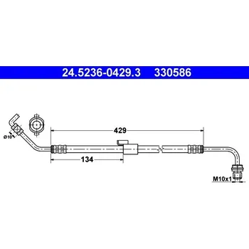 Brzdová hadice Brzdová hadice ATE 24.5236-0429.3