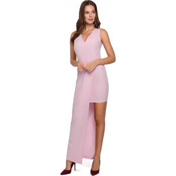 Dámské šaty Dámské šaty K026 - Makover pudrovo-růžová L-40