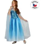 Šaty na karneval - sněhová královna, 120- 130 cm