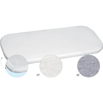 Prostěradlo Baby Matex Prostěradlo bavlna 90 x 40 cm do kočárku bílé