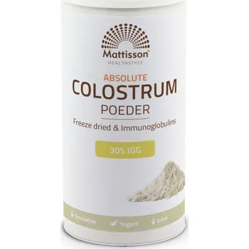 Přírodní produkt Mattisson Kolostrum v prášku - 30% IGG - 220 g