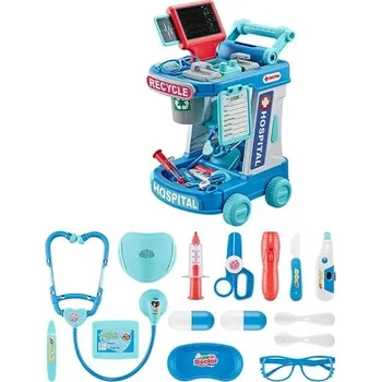 Hra na obchod Bavytoy Lékařský vozík s defibrilátorem