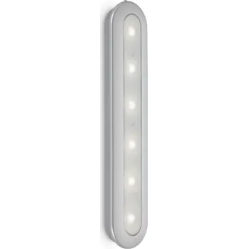 Nástěnné svítidlo BRILONER LED Lero Indoor 30,5 cm 1,5W 133lm stříbrná BRI 2281-014