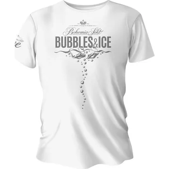 Bohemia Sekt ICE pánské tričko bílé XL