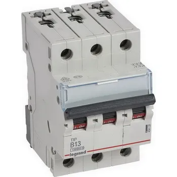 Jistič TX3 JISTIČ, 3 PÓLOVÝ, CHAR. B, 13A 10000A LEGRAND 404125