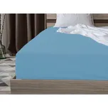 Jersey prostěradlo světle modré 180 x 200 cm