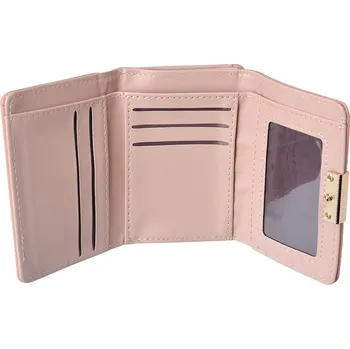 Peněženka Malá lososově růžová peněženka - 10*8 cm