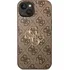 Pouzdro na mobilní telefon Guess PU 4G Metal Logo pro Apple iPhone 14 hnědé