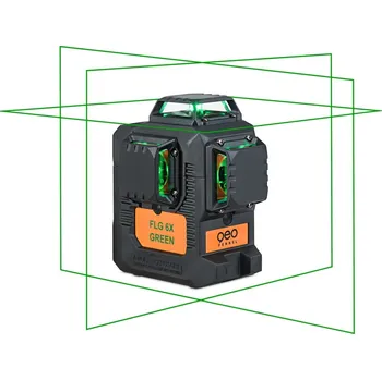Měřící laser GeoFennel FLG 6X-Green se zeleným paprskem a Li-Ion akumulátorem pro vytvoření 3x360° paprsku