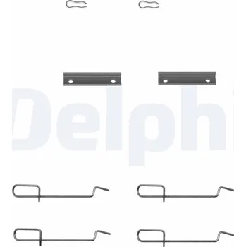 Přislušenství brzdového systému Sada příslušenství, obložení kotoučové brzdy DELPHI LX0142