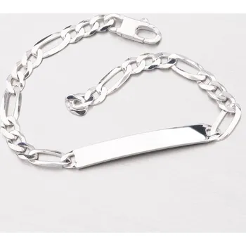 Náramek Náramek stříbro 925 s destičkou na rytinu B2000288-0009-SLX délka 20 cm