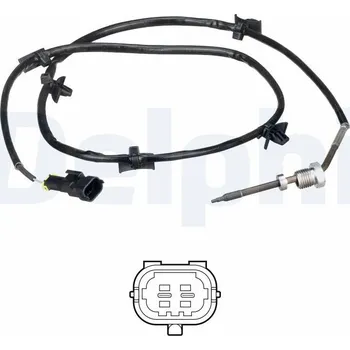 Čidlo automobilu Čidlo, teplota výfukových plynů DELPHI TS30199