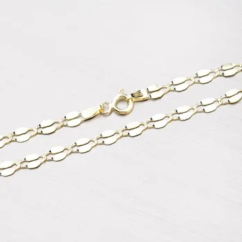 Řetízek Dámský řetízek žluté zlato 585 gravírováním 45-1365 délka 40 cm