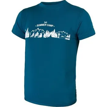 cyklistický dres Triko krátké dětské SENSOR COOLMAX FRESH PT CAMP safírové 150