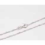 Dámský řetízek bílé zlato 585 lambáda 45-1479 délka 38 cm