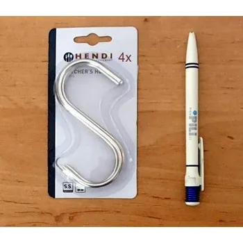 Hák nerez do udírny na maso 5x11cm