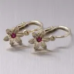 Dětské náušničky žluté zlato 585 zirkon se 52DN-1993ZČ