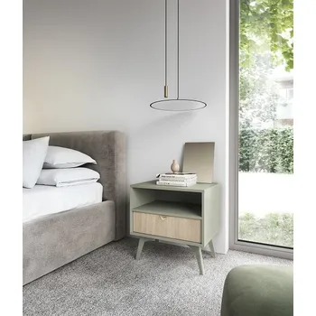 Noční stolek Noční stolek Forest - eukalyptus/rybí kost