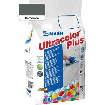 Průmyslové lepidlo MAPEI ULTRACOLOR PLUS 174 TORNÁDO Hydrofobní spárovací tmel 5kg 6017445AU