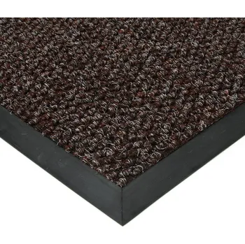 Rohožka Hnědá textilní zátěžová vstupní čistící rohož Fiona - 150 x 150 x 1,1 cm