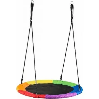Dětská houpačka Houpací kruh 100 cm duhový