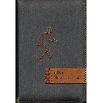 Bible Slovo na cestu, zip, jeans, šedočerná (Bible Slovo na cestu, zip, jeans, šedočerná)