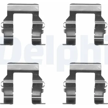 Přislušenství brzdového systému Sada příslušenství, obložení kotoučové brzdy DELPHI LX0367