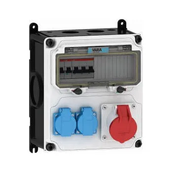 Rozvaděč BALS SJ 51 013 VB.01 Zásuvková kombinace 1x 16A 5p 400V, 2x 16A 230V, jističe