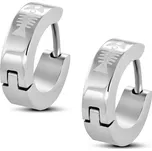 Náušnice ocel kroužky 15mm GEEH040