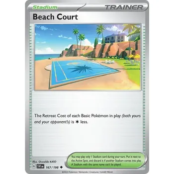 Karetní hra Beach Court 167/198 - Scarlet & Violet Typ karty: Non-Holo