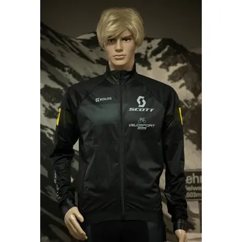 Cyklistická bunda Bunda Velosport Elite 06 Mission Flow Team Black Varianta: 5