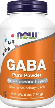 Přírodní produkt Now Foods GABA prášek 500 mg 170 g