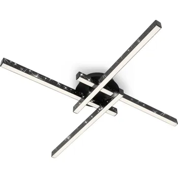 BRILONER LED stropní svítidlo, 60 cm, 21 W, 2900 lm, černá BRILO 3519-045