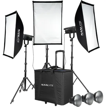 Studiové světlo Sada třech LED COB světel Nanlite FS-150 se softboxy - doprava zdarma