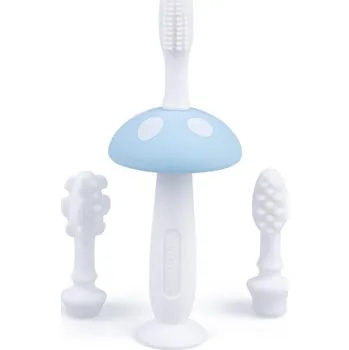 GiliGums Kartáče na čištění lahví a dudlíků 3v1 modrá