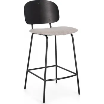 Barová židle BIZZOTTO Barová židle SIENNA šedo-černá 0743740