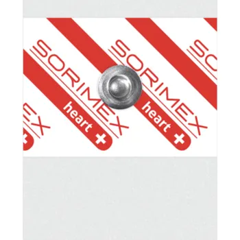 Měřič tělesných funkcí EKG elektroda EK-S 56 P, pěna, tekutý gel, 55x35 mm, 50 kusů, Sorimex